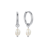 Boucles d'oreilles Aria Perle Argent