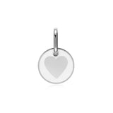 Maggie Heart pet tag Silver - Personalize