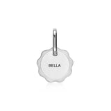 Daisy flower pet tag Silver - Personalize